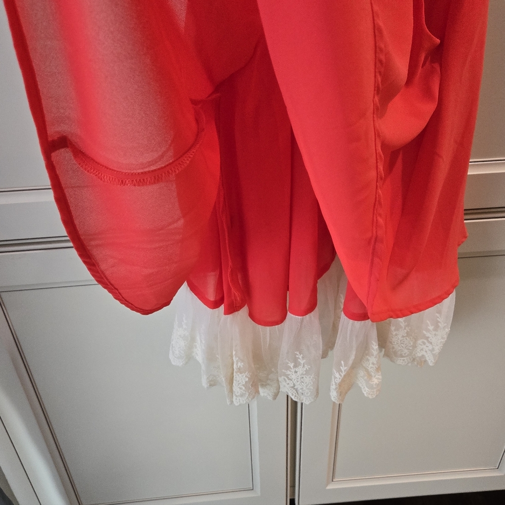 NWT Umgee Tank Top Size S Tomato Red - Picture 5 of 9